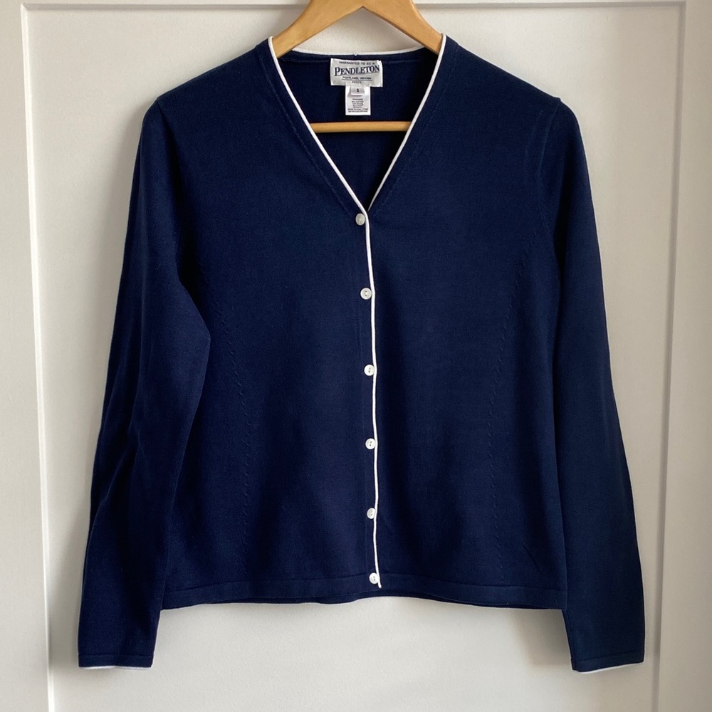 Pendleton Cardigan Navy Size S